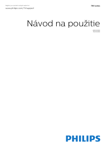 Návod Philips 49PUS7181 LED televízor