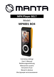 Manuál Manta MP4001 BO4 Belt Přehrávač MP3