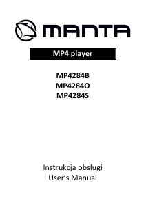 Instrukcja Manta MP4284O Odtwarzacz Mp3