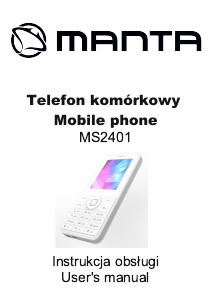 Handleiding Manta MS2401 Mobiele telefoon