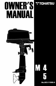 Manual Tohatsu M5B Outboard Motor