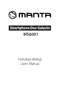 Instrukcja Manta MS6001 Telefon komórkowy