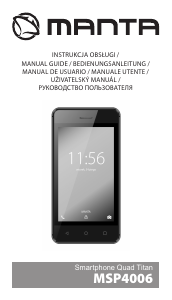 Manual de uso Manta MSP4006 Teléfono móvil