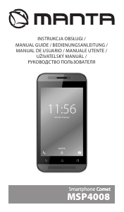 Manual de uso Manta MSP4008 Teléfono móvil