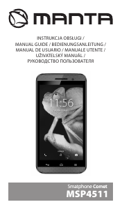 Manuál Manta MSP4511 Mobilní telefon