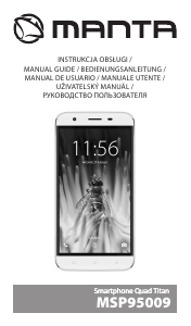 Manual de uso Manta MSP95009 Teléfono móvil