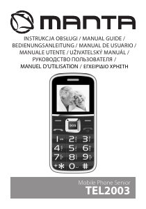 Руководство Manta TEL2003 Мобильный телефон