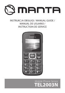 Manual de uso Manta TEL2003N Teléfono móvil
