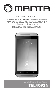 Manuál Manta TEL4092N Mobilní telefon