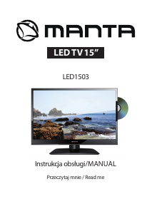 Handleiding Manta LED1503 LED televisie
