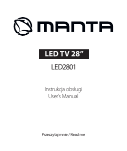 Manual Manta LED2801 LED Television