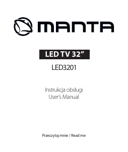 Instrukcja Manta LED3201 Telewizor LED