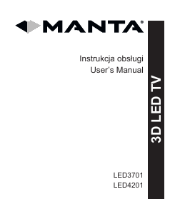 Manual Manta LED3701 LED Television