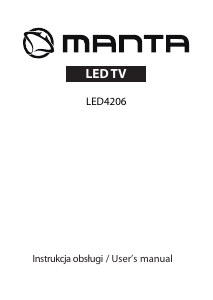 Manual Manta LED4206 LED Television