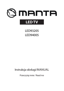 Instrukcja Manta LED93205 Telewizor LED