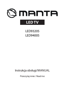 Instrukcja Manta LED94005 Telewizor LED