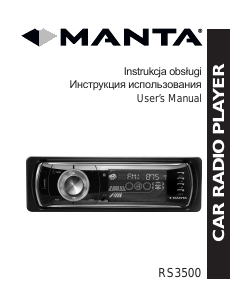 Handleiding Manta RS3500 Autoradio