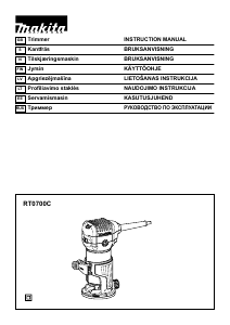 Bruksanvisning Makita RT0700CX5J Överfräs