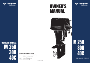 Manual Tohatsu M40C Outboard Motor