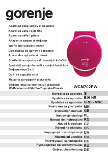 Manual Gorenje WCM702PW Cupcake Maker