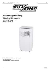 Bedienungsanleitung Go On! A007G-07C Klimagerät