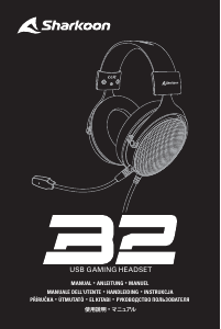 Manuale Sharkoon B2 Headset