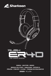 Manuale Sharkoon Rush ER40 Headset