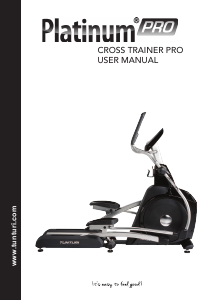 Manual Tunturi Platinum Pro Cross Trainer