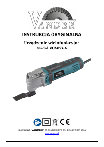 Instrukcja Vander VUW766 Narzędzia wielofunkcyjne