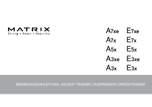 Bedienungsanleitung Matrix A3x Crosstrainer