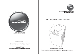 Handleiding Lloyd LWMT70P Wasmachine