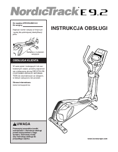 Instrukcja NordicTrack E9.2 Orbitrek