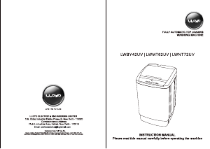 Handleiding Lloyd LWNT72UV Wasmachine