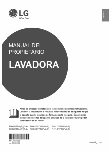 Manual de uso LG FH4U2TDN0 Lavadora