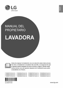 Manual de uso LG FH296TD7 Lavadora