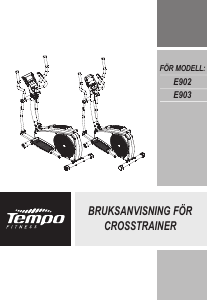 Bruksanvisning Tempo Fitness E902 Crosstrainer