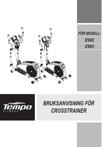 Bruksanvisning Tempo Fitness E903 Crosstrainer