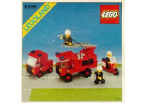 Brugsanvisning Lego set 6366 Town Brandvæsen