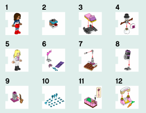 Brugsanvisning Lego set 41102 Friends Julekalender