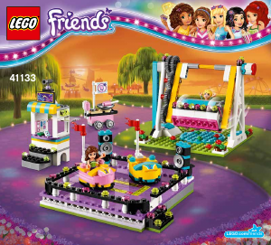 Handleiding Lego set 41133 Friends Pretpark botsauto's