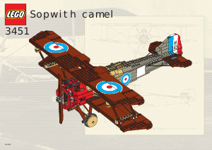 Brugsanvisning Lego set 3451 Creator Sopwith camel