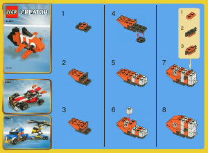 Kullanım kılavuzu Lego set 30025 Creator Palyaço balığı