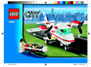 Manual Lego set 2064 City Rescue plane