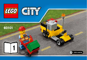 Bruksanvisning Lego set 60101 City Fraktfly på flyplassen