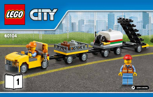 Manual Lego set 60104 City Terminal do aeroporto