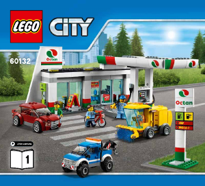 Bruksanvisning Lego set 60132 City Servicestation