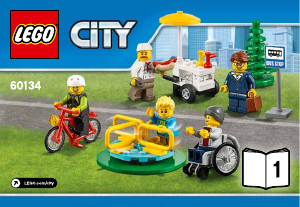 Bruksanvisning Lego set 60134 City Kul i parken