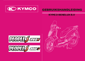 Handleiding Kymco People S 300i Scooter