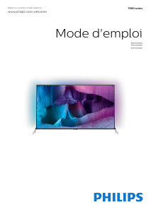 Mode d’emploi Philips 55PUS7600 Téléviseur LED