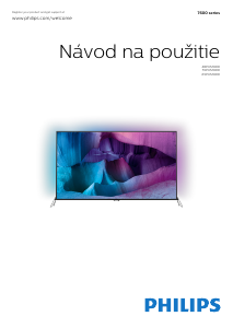 Návod Philips 55PUS7600 LED televízor